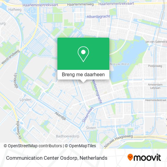Communication Center Osdorp kaart