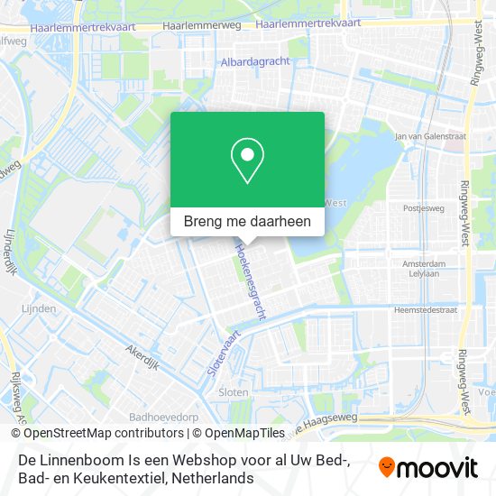 De Linnenboom Is een Webshop voor al Uw Bed-, Bad- en Keukentextiel kaart