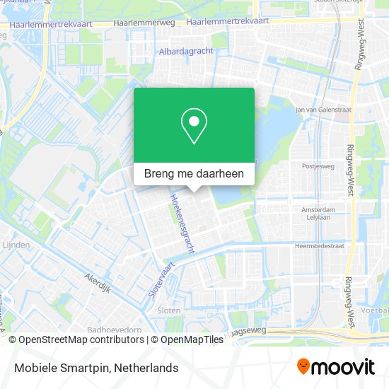 Mobiele Smartpin kaart