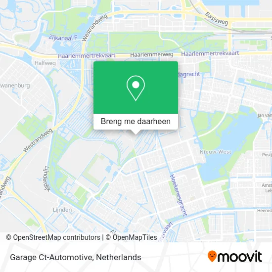 Garage Ct-Automotive kaart