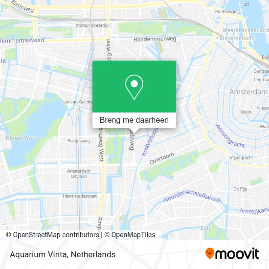 Aquarium Vinta kaart