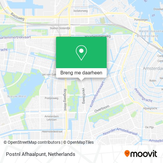 Postnl Afhaalpunt kaart