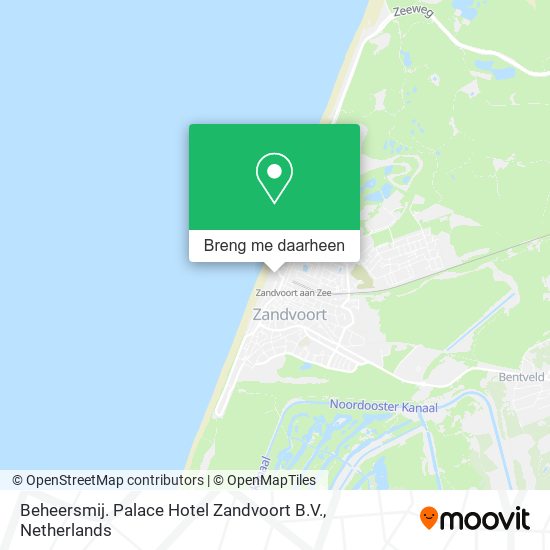 Beheersmij. Palace Hotel Zandvoort B.V. kaart