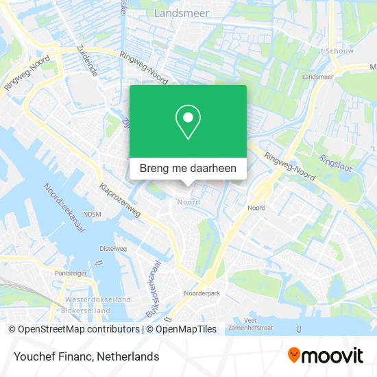 Youchef Financ kaart