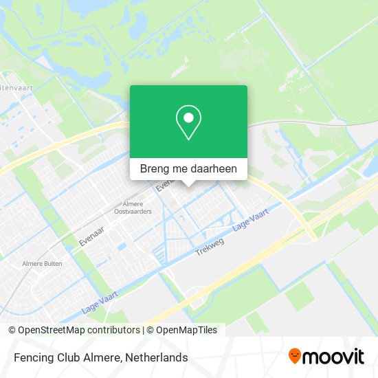Fencing Club Almere kaart