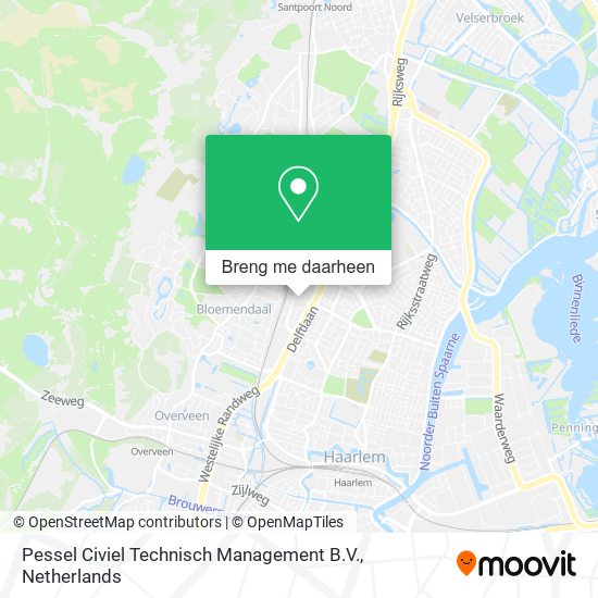 Pessel Civiel Technisch Management B.V. kaart