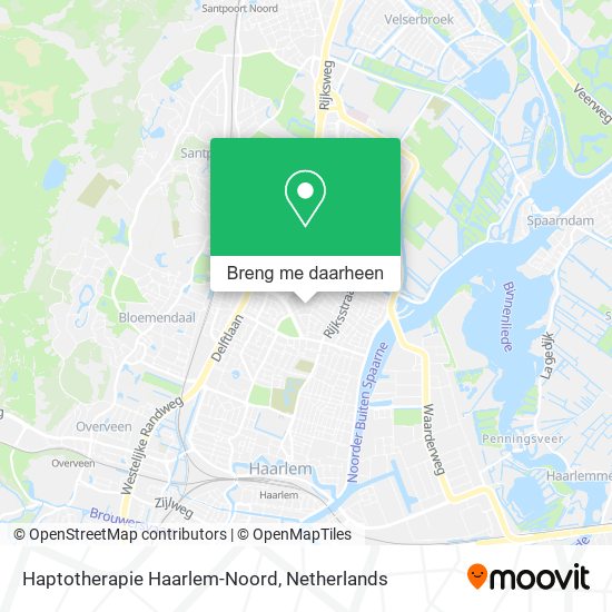 Haptotherapie Haarlem-Noord kaart