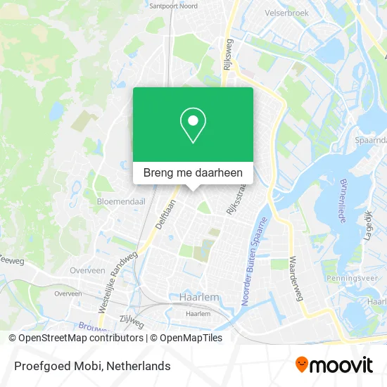 Proefgoed Mobi kaart