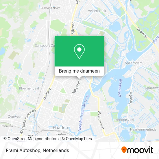 Frami Autoshop kaart