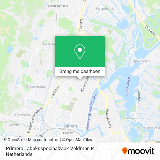 Primera Tabaksspeciaalzaak Veldman R kaart