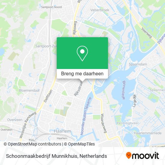 Schoonmaakbedrijf Munnikhuis kaart