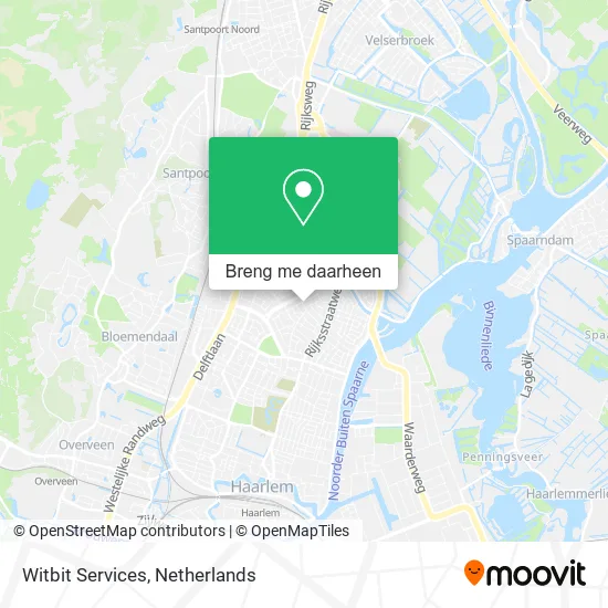Witbit Services kaart