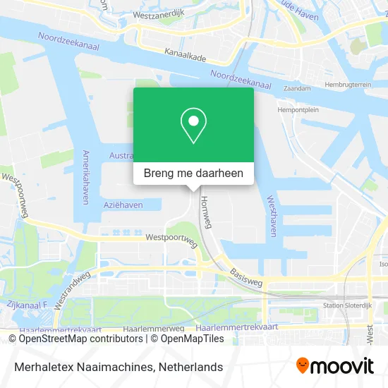 Merhaletex Naaimachines kaart