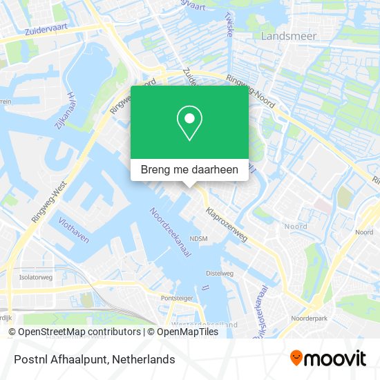 Postnl Afhaalpunt kaart