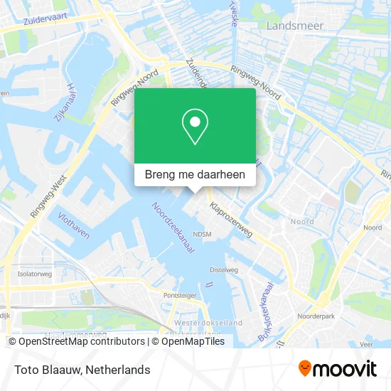 Toto Blaauw kaart