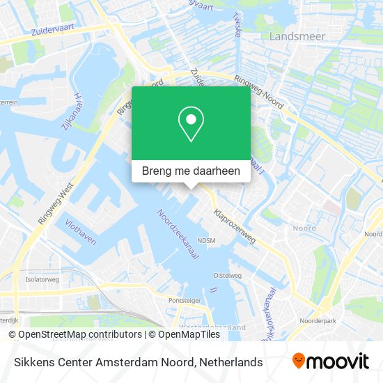 Sikkens Center Amsterdam Noord kaart