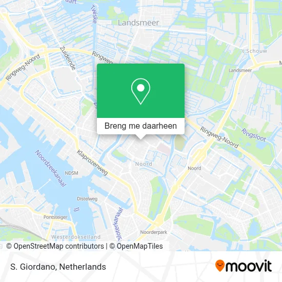 S. Giordano kaart