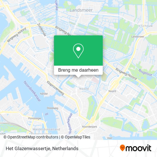 Het Glazenwassertje kaart