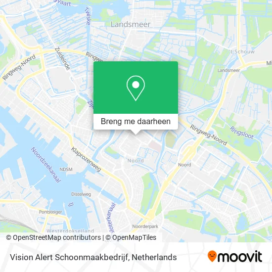 Vision Alert Schoonmaakbedrijf kaart