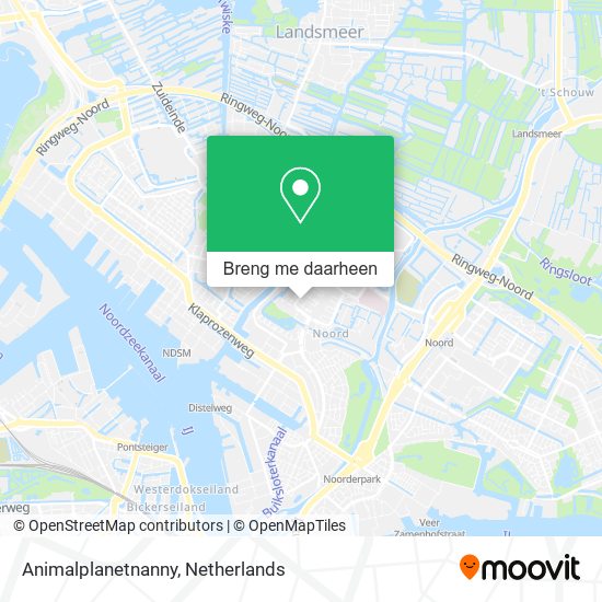 Animalplanetnanny kaart