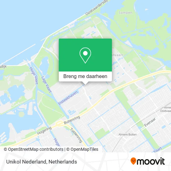 Unikol Nederland kaart