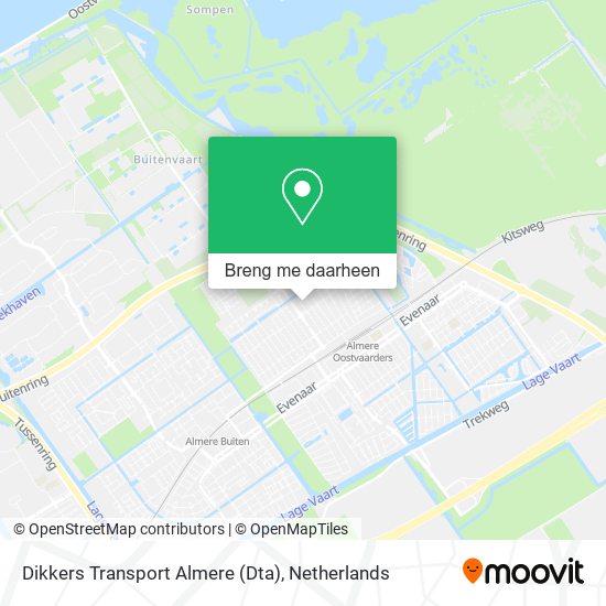 Dikkers Transport Almere (Dta) kaart