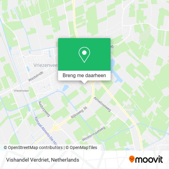 Vishandel Verdriet kaart