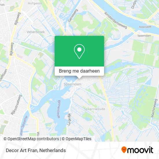 Decor Art Fran kaart