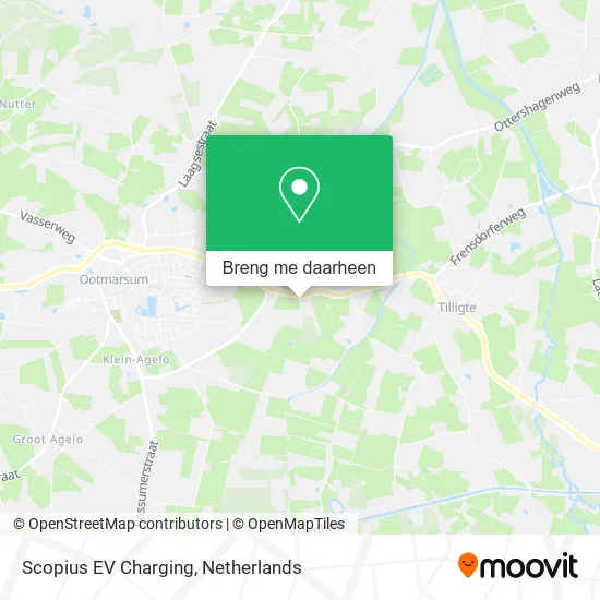 Scopius EV Charging kaart