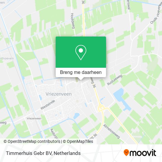 Timmerhuis Gebr BV kaart
