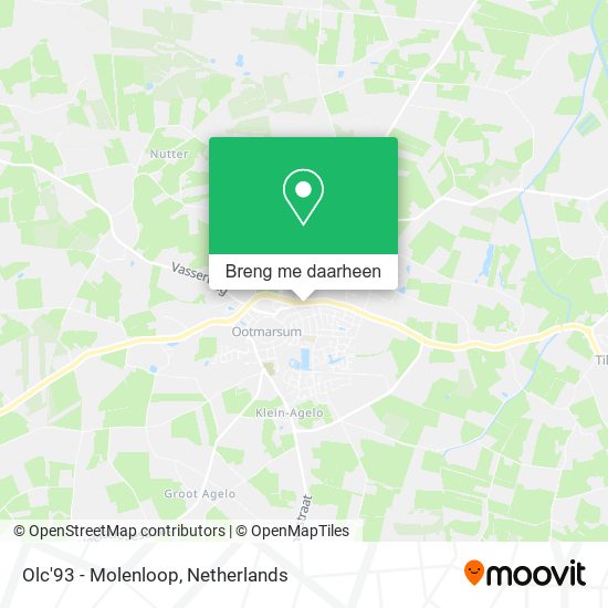 Olc'93 - Molenloop kaart