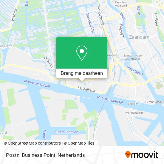 Postnl Business Point kaart