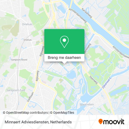 Minnaert Adviesdiensten kaart