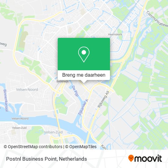 Postnl Business Point kaart
