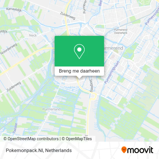 Pokemonpack.Nl kaart