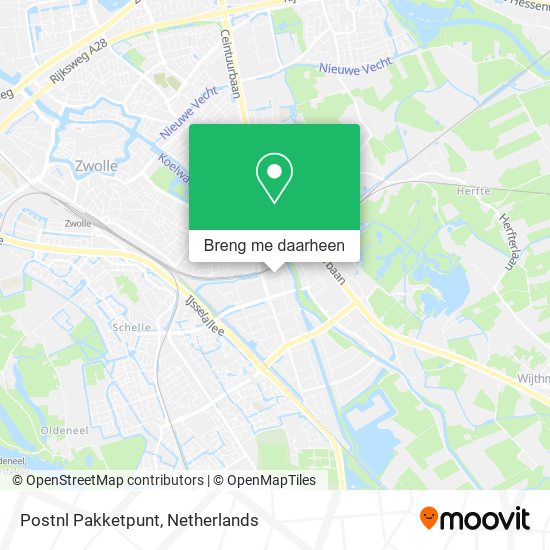 Postnl Pakketpunt kaart