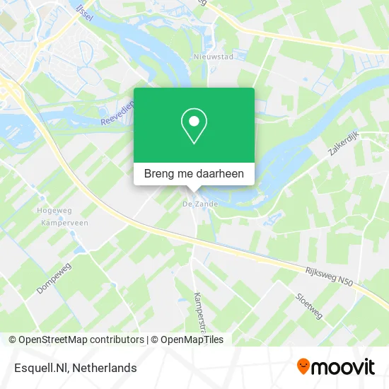 Esquell.Nl kaart