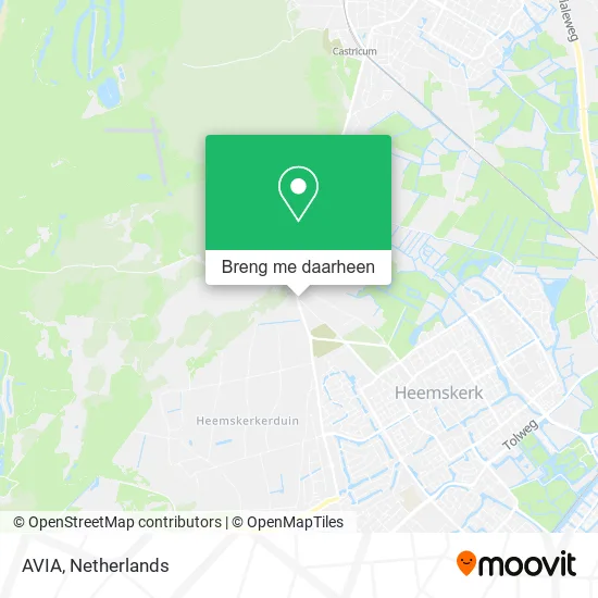 AVIA kaart