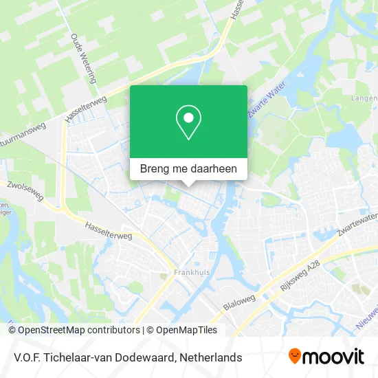 V.O.F. Tichelaar-van Dodewaard kaart