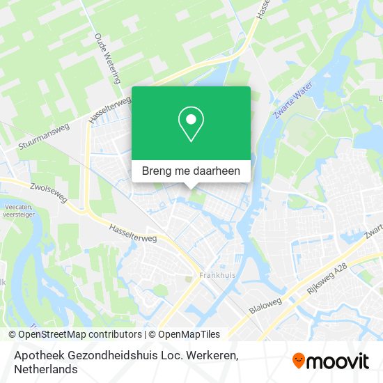 Apotheek Gezondheidshuis Loc. Werkeren kaart