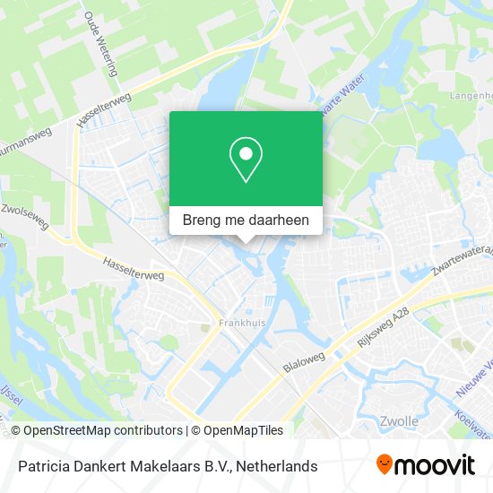 Patricia Dankert Makelaars B.V. kaart