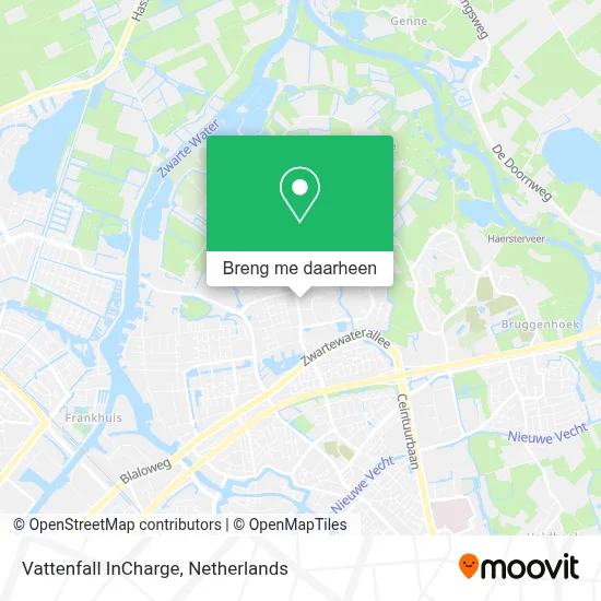 Vattenfall InCharge kaart