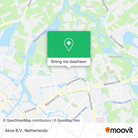 Akse B.V. kaart