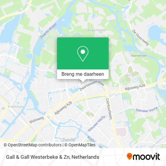 Gall & Gall Westerbeke & Zn kaart