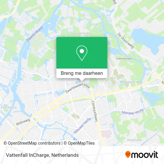 Vattenfall InCharge kaart