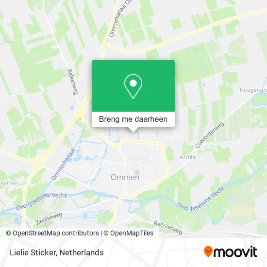 Lielie Sticker kaart