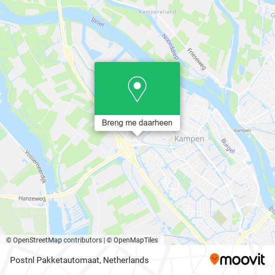 Postnl Pakketautomaat kaart