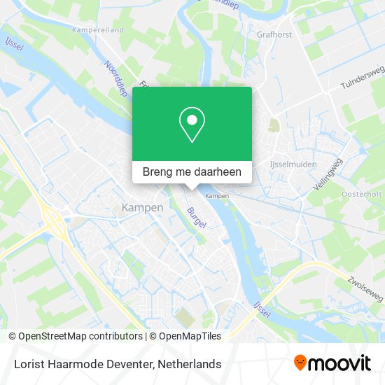 Lorist Haarmode Deventer kaart