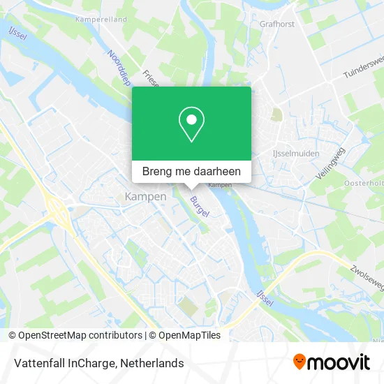 Vattenfall InCharge kaart