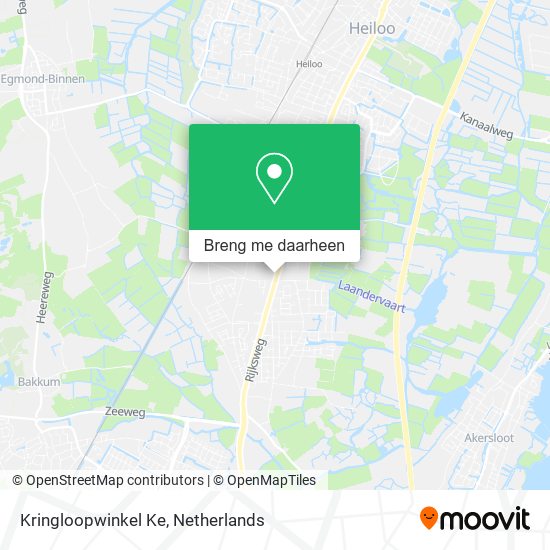 Kringloopwinkel Ke kaart